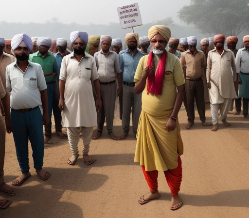 ЗАБАСТОВКА ИНДИЙСКИХ ФЕРМЕРОВ