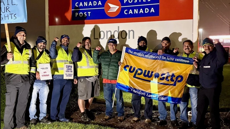 Забастовка канадских почтовиков