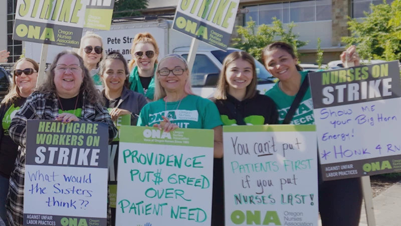 Забастовка медработников в США