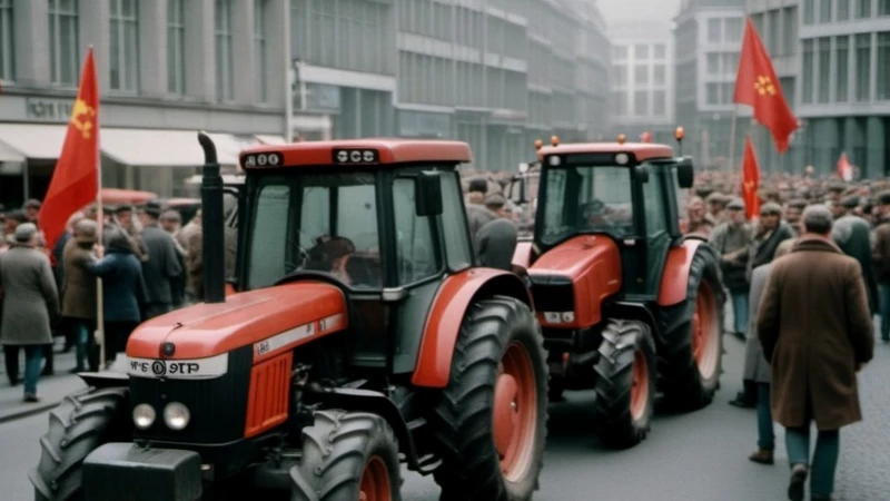 Протест британских фермеров против налоговых изменений