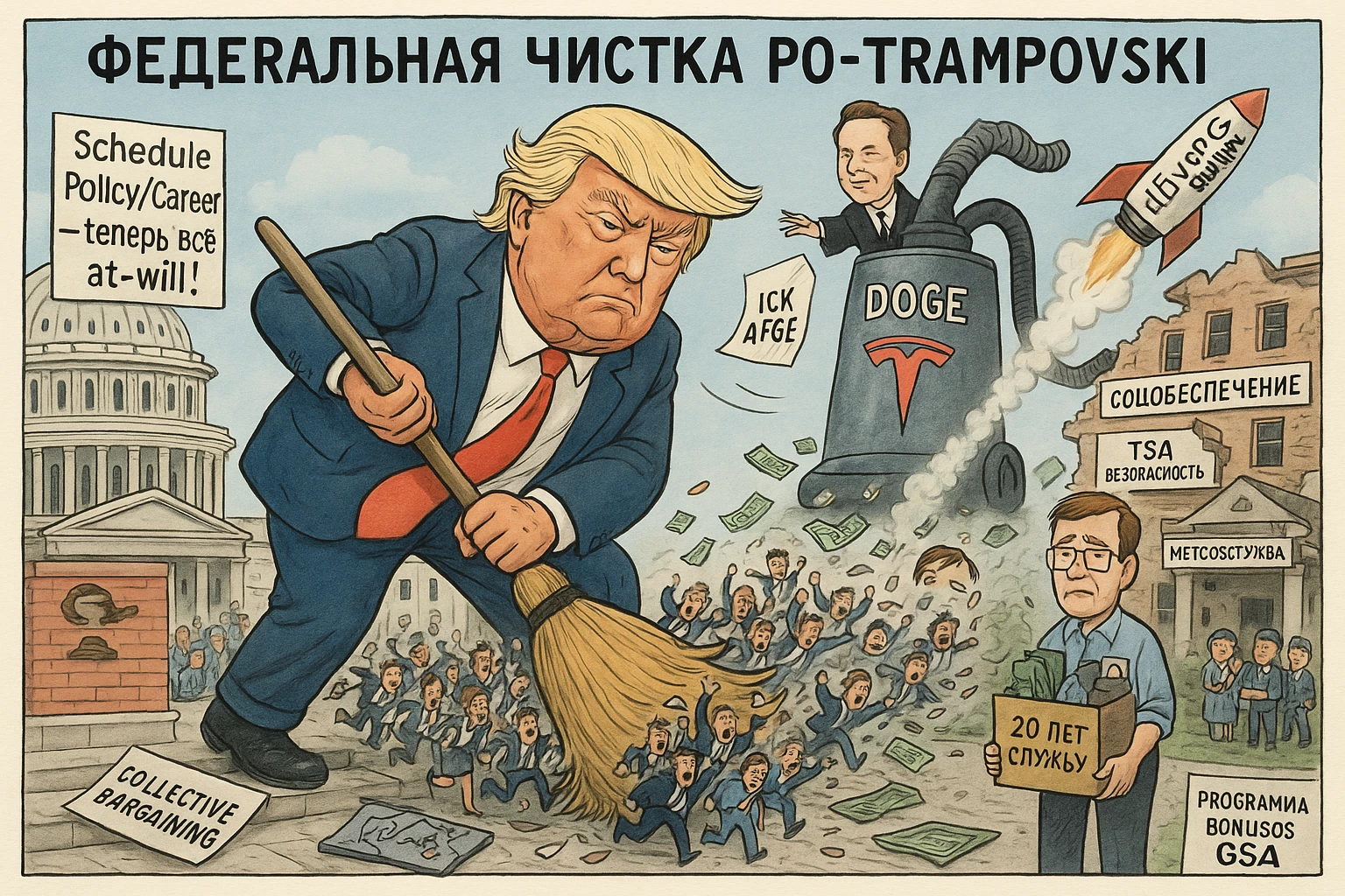 Государственная служба на грани: как Трамп переформатировал федеральный аппарат