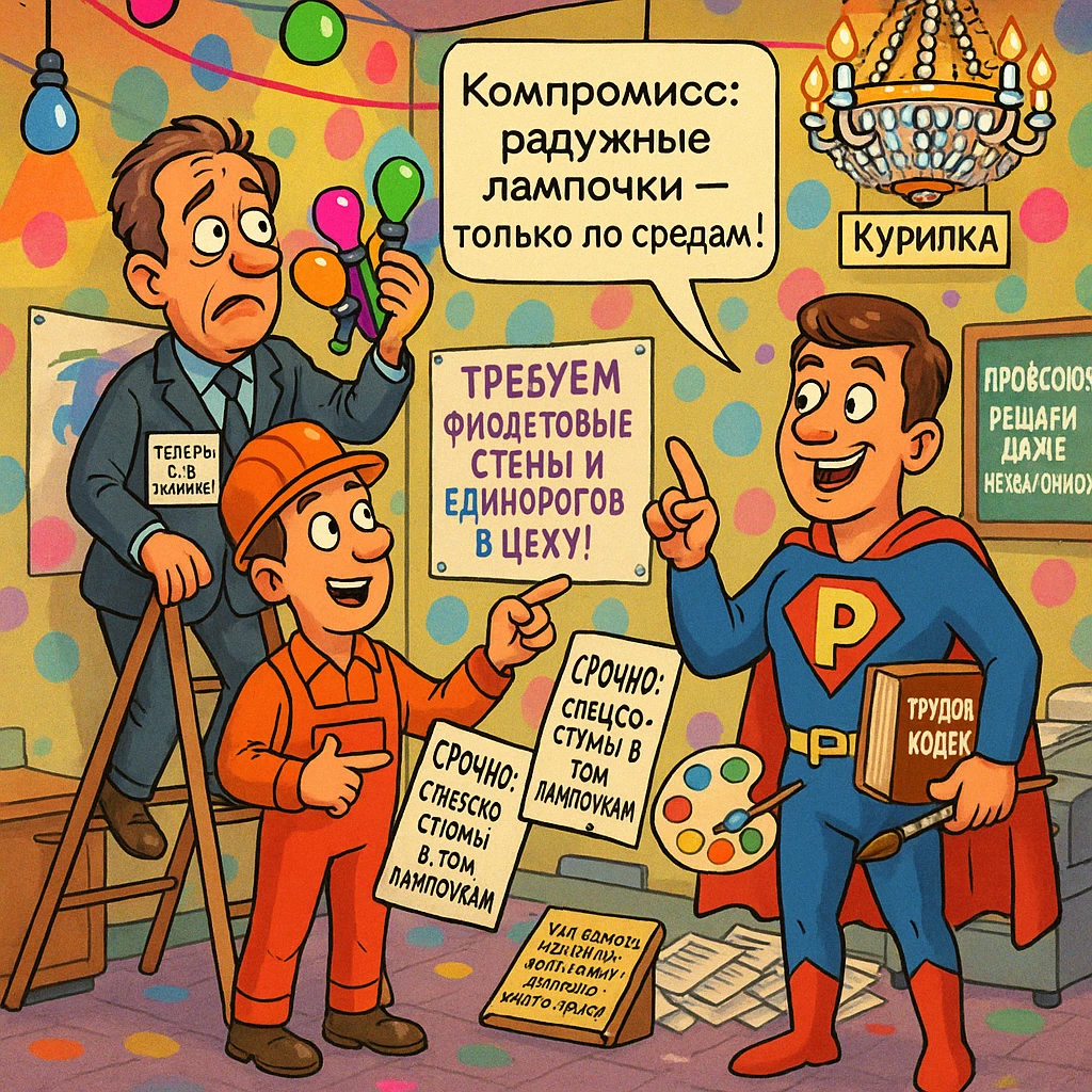 Директор в профсоюзе ‑ не шутка, или Кто защитит начальников от разноцветных лампочек?