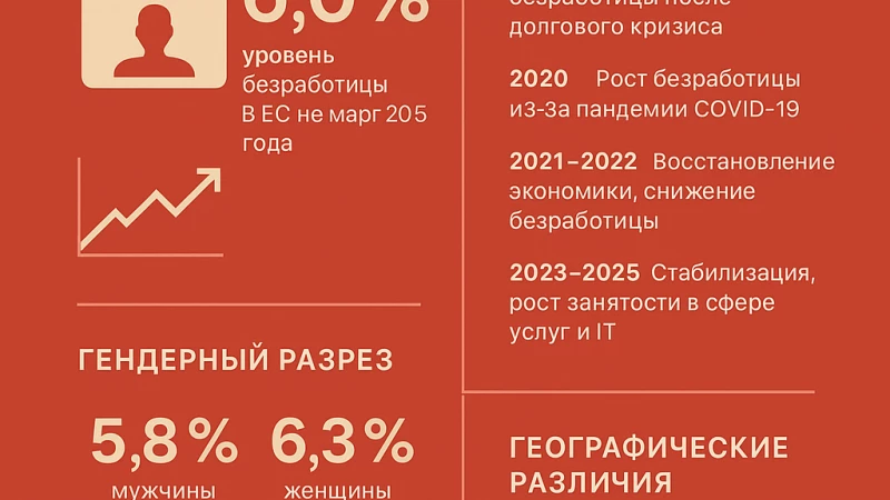 Рынок труда Евросюза в 2025 году: восстановление с оглядкой на разрывы