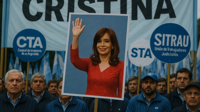 Профсоюзы бросают вызов: массовые акции в поддержку Кристины Киршнер