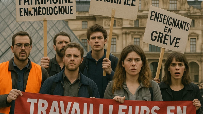 Протест культработников Франции