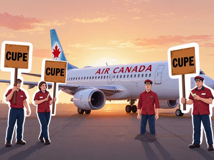 Бунт в небе: как борьба бортпроводников Air Canada за справедливую зарплату парализовала авиацию