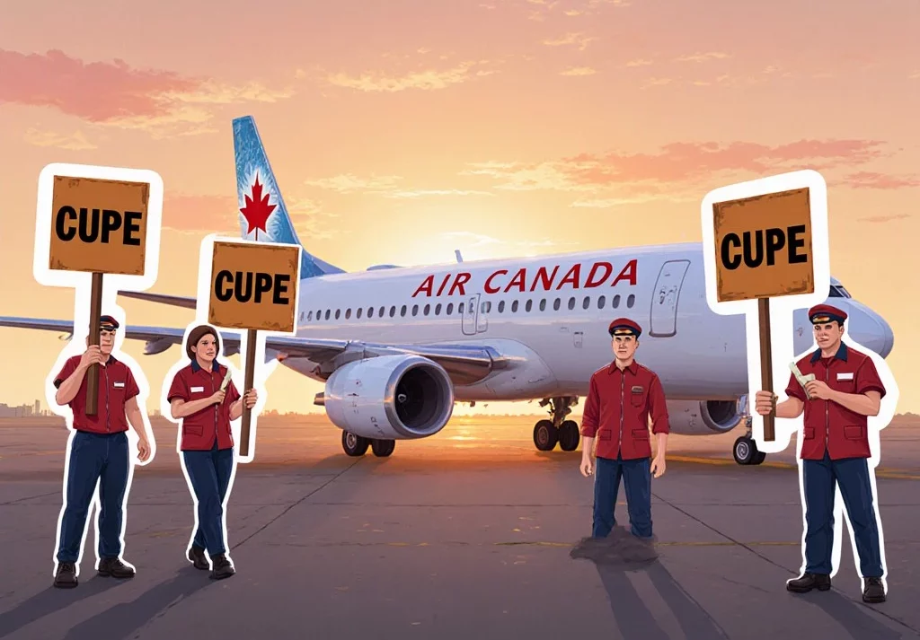 Бунт в небе: как борьба бортпроводников Air Canada за справедливую зарплату парализовала авиацию