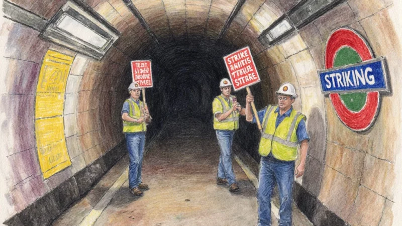 Лондонская подземка в тисках забастовки: кто победит в битве за время?