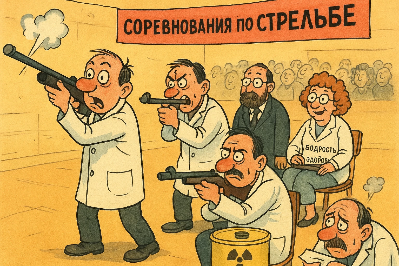 Химики берут в руки винтовки: опасность нарастает!