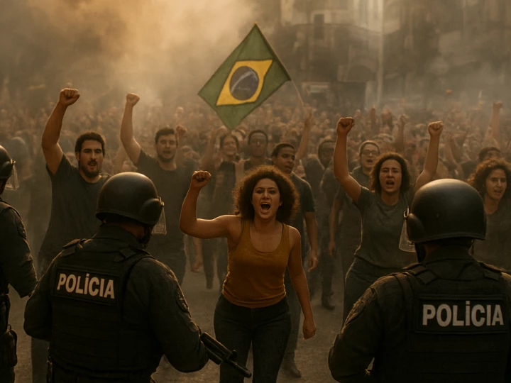 Голос труда против насилия: протесты в Бразилии