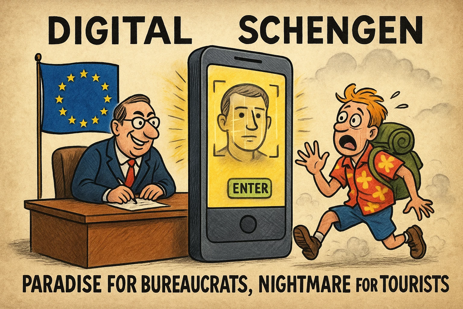 Цифровой Шенген: рай для бюрократов, кошмар для туристов Цифровой Шенген: рай для бюрократов, кошмар для туристов