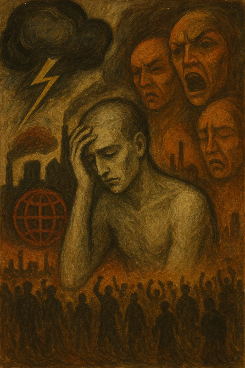 Эмоциональное здоровье человечества: рост тревоги, боли и институциональной усталости Эмоциональное здоровье человечества: рост тревоги, боли и институциональной усталости