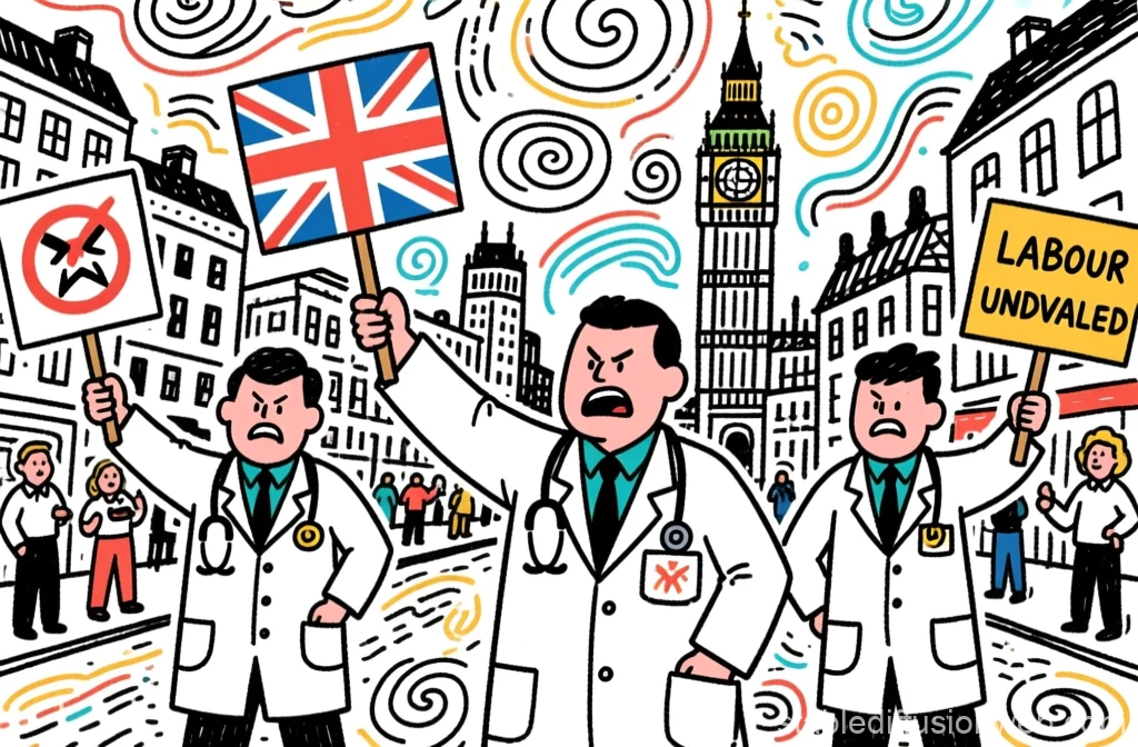 Молодые врачи Британии бастуют против обесценивания труда Молодые врачи Британии бастуют против обесценивания труда