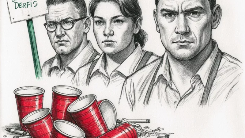 Битва за красные стаканчики: как забастовка бариста стала угрозой для Starbucks Битва за красные стаканчики: как забастовка бариста стала угрозой для Starbucks