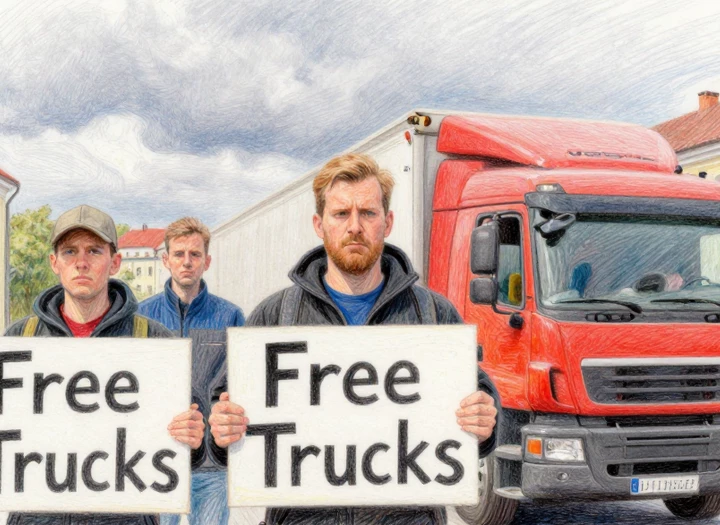 Заложники границы: литовские перевозчики требуют вернуть фуры из Беларуси