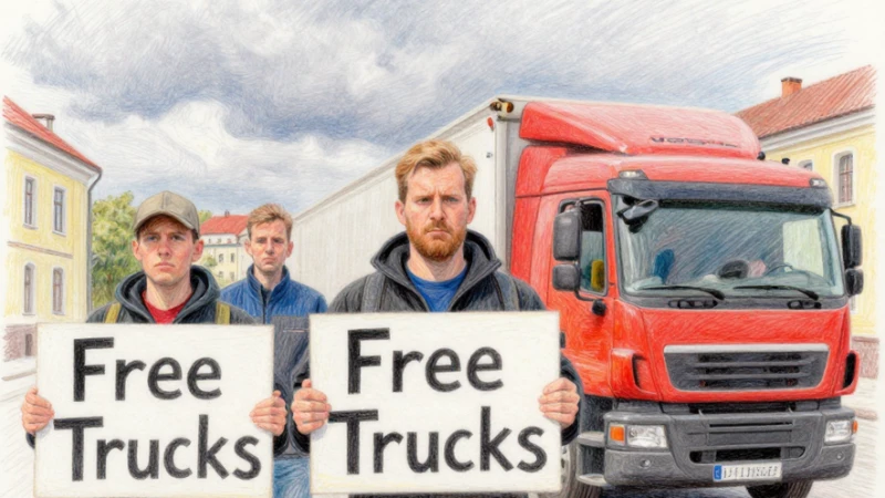 Заложники границы: литовские перевозчики требуют вернуть фуры из Беларуси