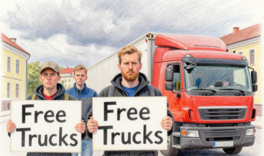 Заложники границы: литовские перевозчики требуют вернуть фуры из Беларуси