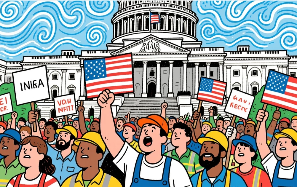 Солидарность против указа: американские профсоюзы отвоевали право трудящихся на голос