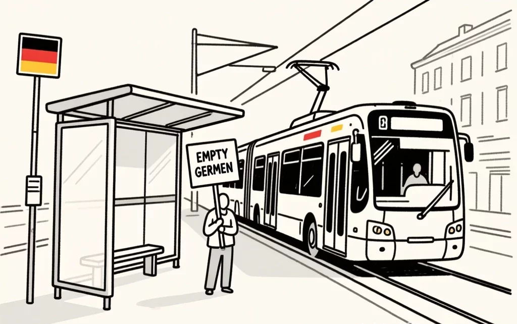 Транспорт на паузе, терпение на нуле: почему Германия снова идёт к забастовкам