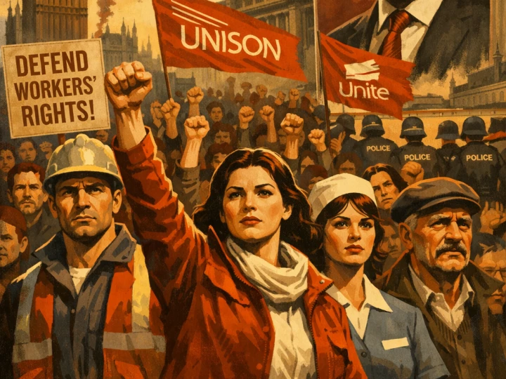Профсоюзы против власти: Британия на линии конфликта