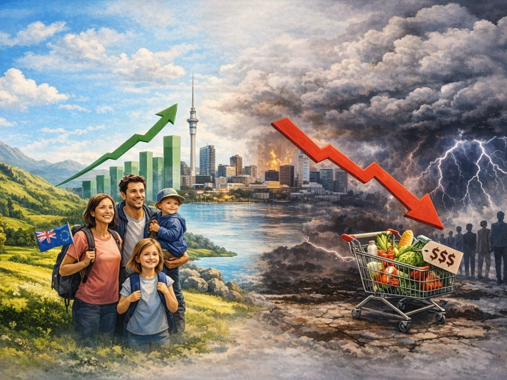 Новая Зеландия: статистический рай с экономическими тучами. Как цифры раскрывают парадокс миграционной привлекательности
