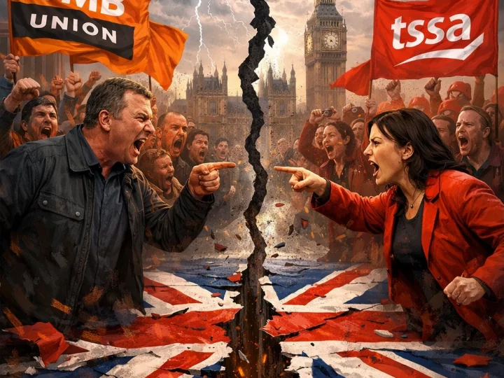 Раскол вместо солидарности: профсоюзный скандал в Британии