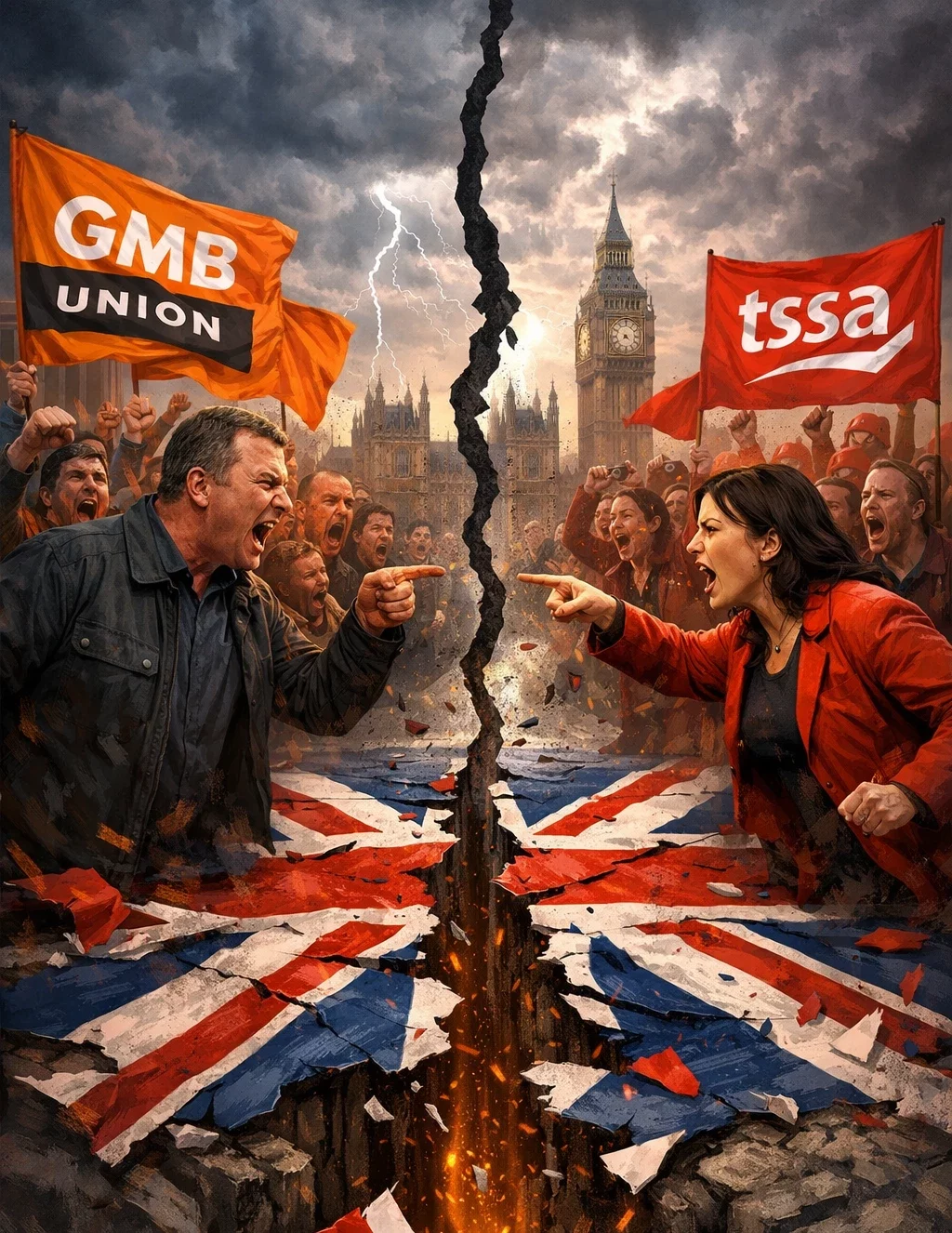 Раскол вместо солидарности: профсоюзный скандал в Британии