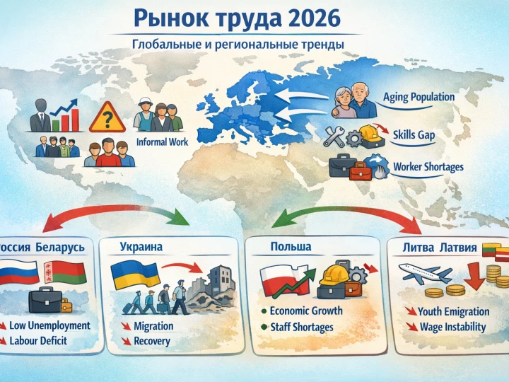 Мировая занятость в 2026: европейский контекст