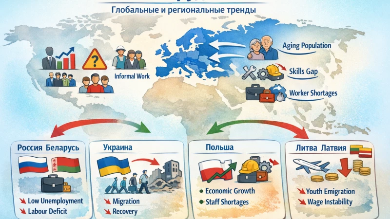 Мировая занятость в 2026: европейский контекст