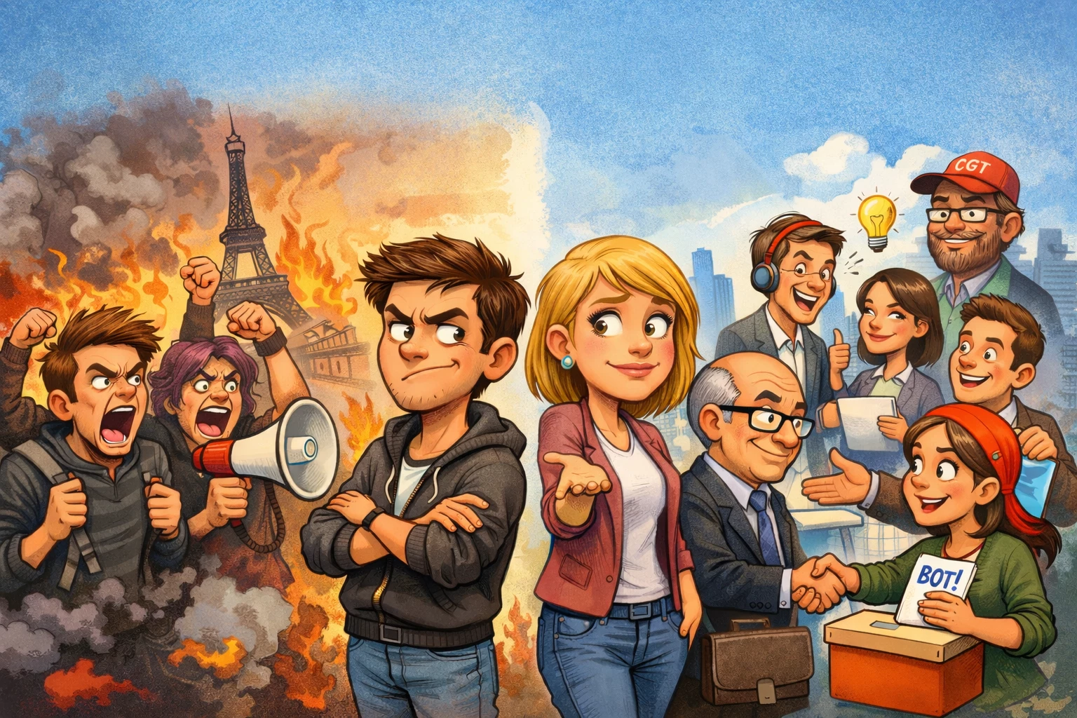 Молодежь и социальный диалог во Франции: между критикой и участием