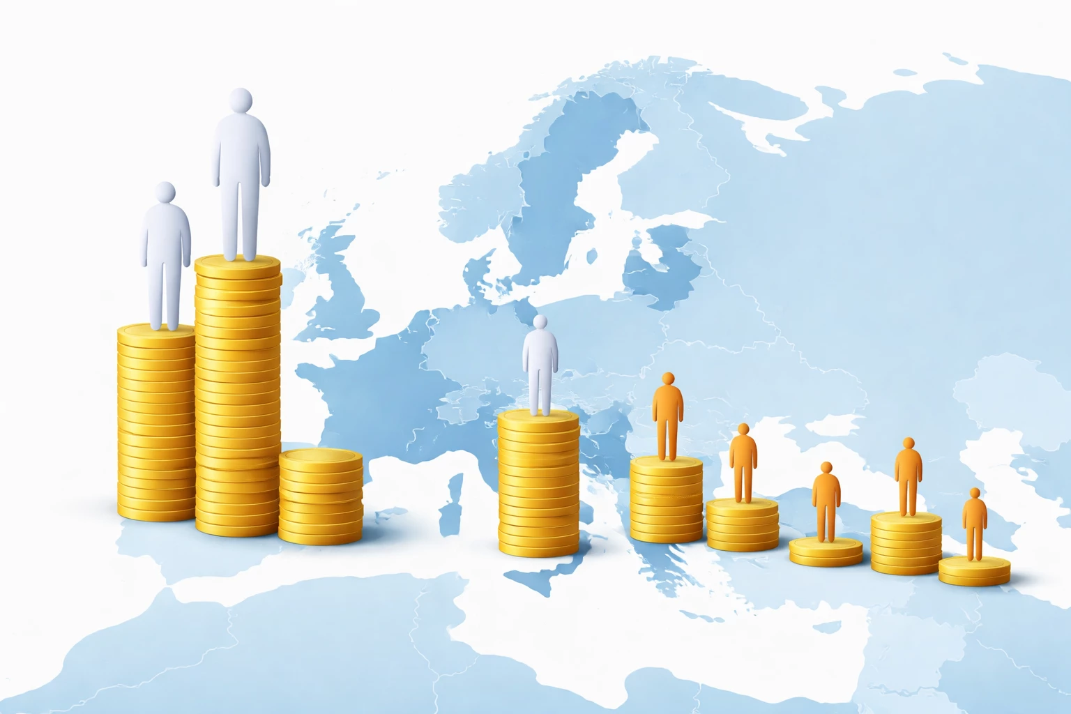 Зарплатная карта Европы