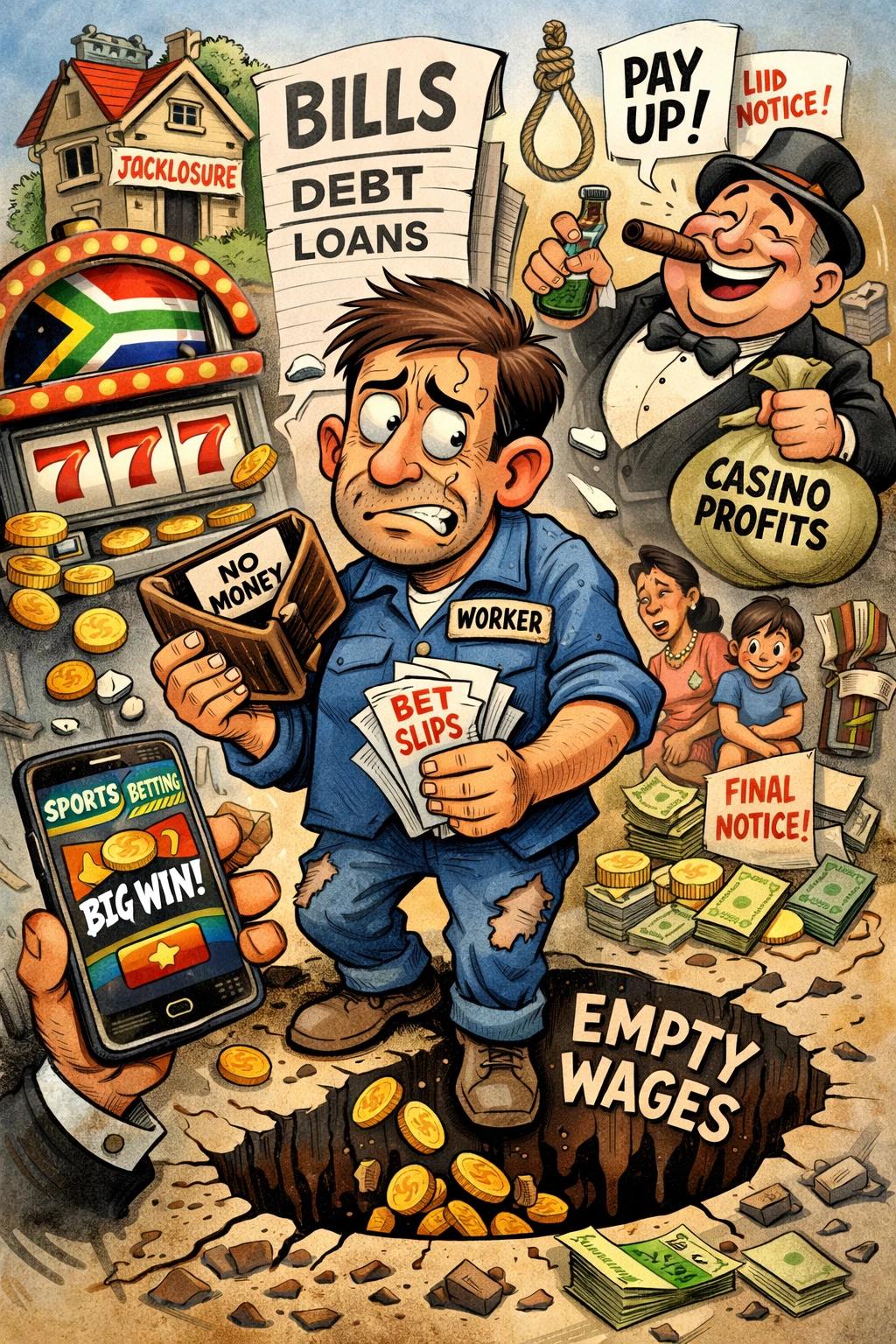 Выиграть, чтобы выжить: азарт как новая экономика бедных