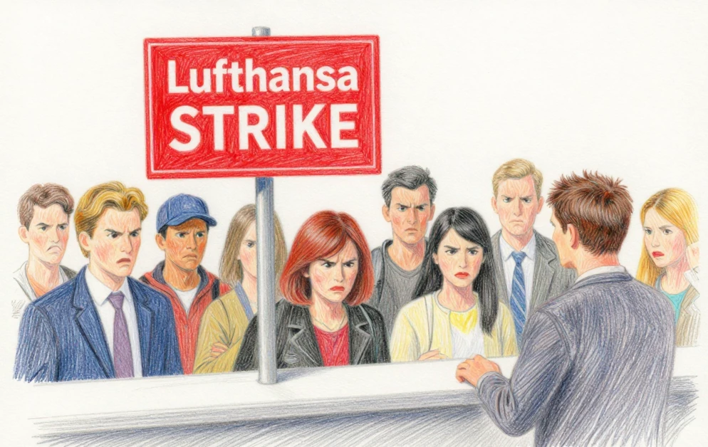 Крах в небе: забастовка бортпроводников Lufthansa парализовала Германию