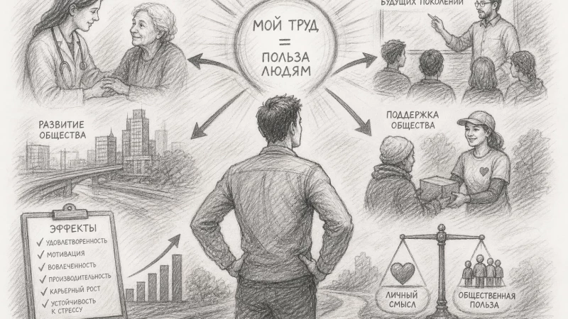 Смысл труда: от пользы к эффективности