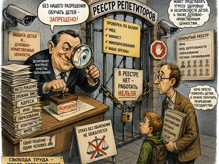 Реестр репетиторов в Беларуси: защита детей или скрытое лицензирование самозанятости?