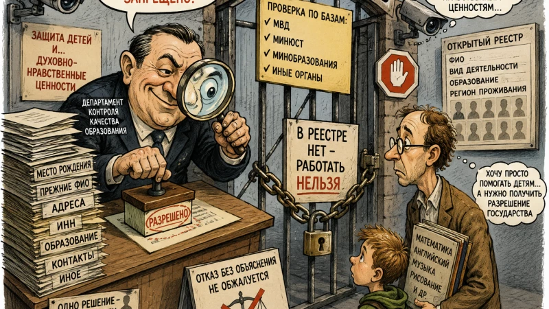 Реестр репетиторов в Беларуси: защита детей или скрытое лицензирование самозанятости?