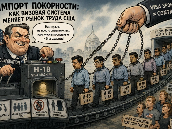 Импорт покорности: как визовая система меняет рынок труда США