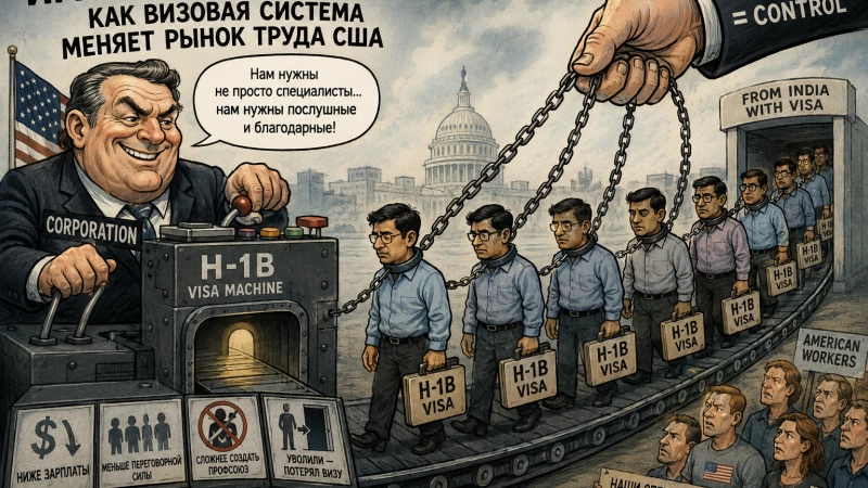 Импорт покорности: как визовая система меняет рынок труда США