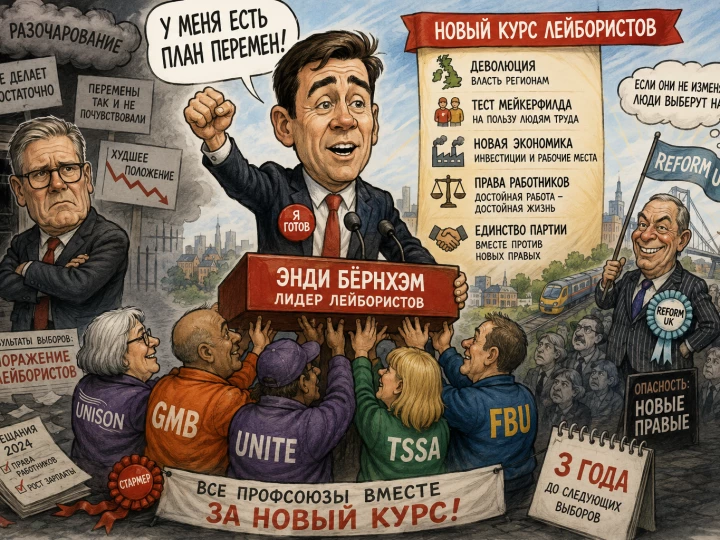 Последний шанс британских лейбористов: профсоюзы требуют нового курса