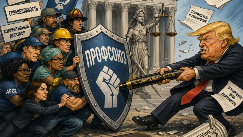 Профсоюзы против Трампа: битва за власть и право